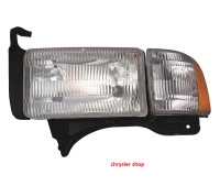 levé přední světlo včetně blinkru